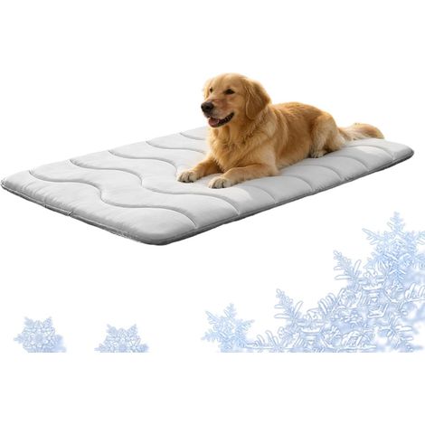 Tapis Rafraîchissant pour Chien Couverture Fraîche Lavable Lit Rafraîchissant pour Chien pour Détente Repos Sommeil Confort Maison Intérieur Nuit (1/5)