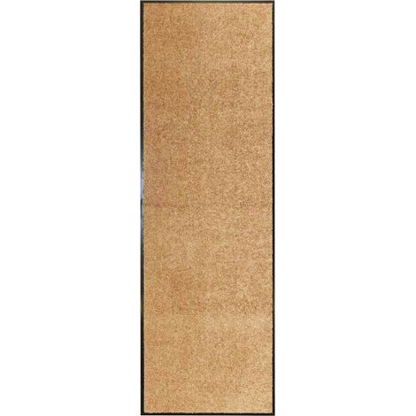 Fußmatte Waschbar Creme 60x180 cm vidaXL (1/5)
