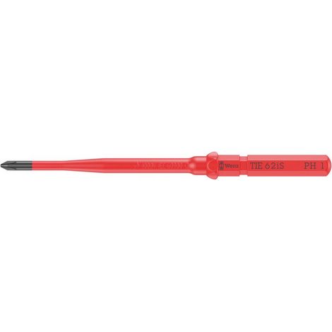 Wera Kraftform Kompakt VDE 62 iS PH 1 x 157 mm TIE Elektriker Kreuz Wechselklinge 2.5 mm PH 1