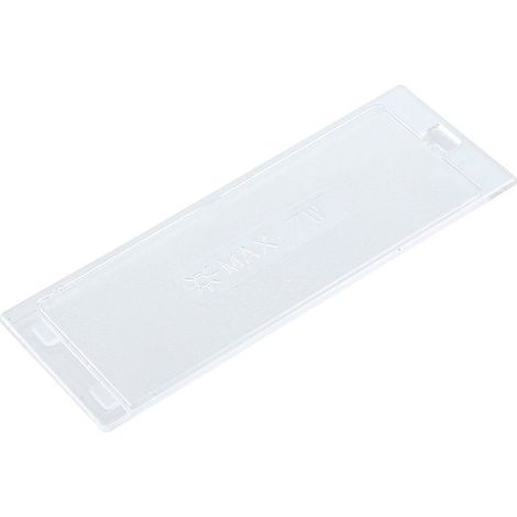 Couvercle de lampe (14,5 x 5,5 cm) pour Hotte ELECTROLUX 4055310579 (1/2)