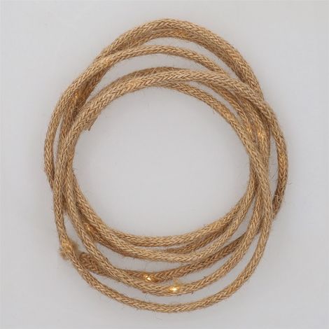 Guirlande corde LED 1,9M lumière chaude