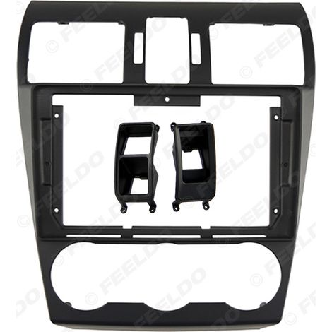 Compatible avec les Subaru Forester 2013-2018 : cadre de modification pour système de navigation Android grand écran 9 pouces et panneau de modification audio-visuel