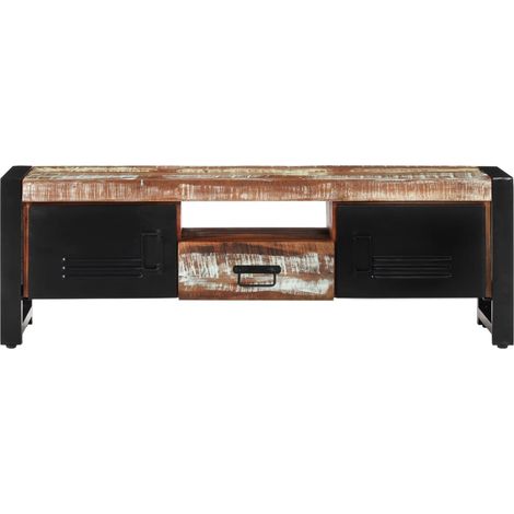 Maison Exclusive - TV-Schrank 120x30x40 cm Altholz Massiv