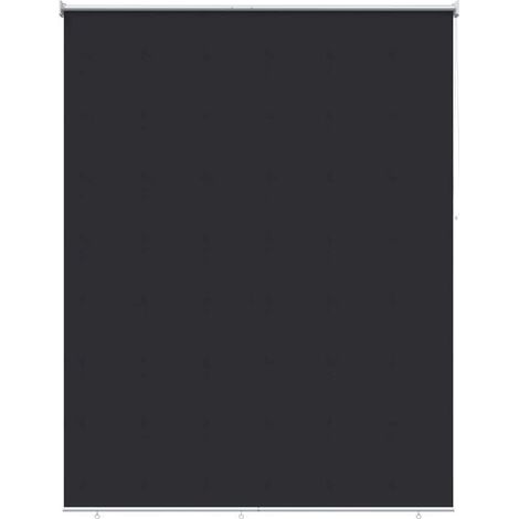 Store enrouleur avec protection UV, gris anthracite, 160 x 140 cm, polyester. (1/5)
