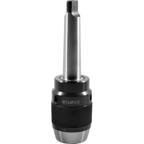 MTA3-APU16 Keyless Drill Chuck for CNC Milling Machine with Integrated Flat Shank (1/5)