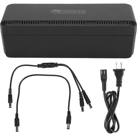 USV-Batterie-Backup 10400mAh 5V 9V 12V 15V 24V Unterbrechungsfreie Stromversorgung für Kamera Router Modem10