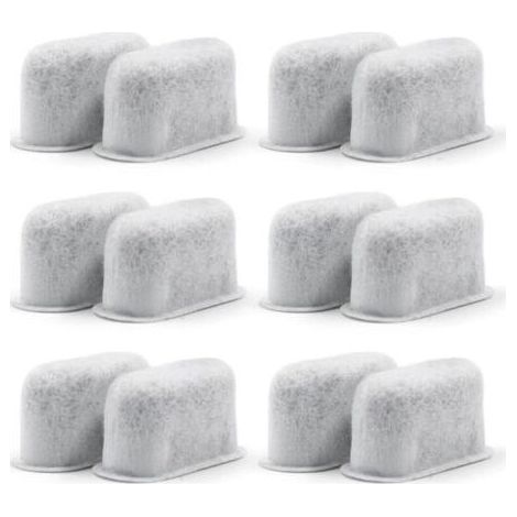 12pcs Filtres à eau à charbon de rechange Filtre non tissé pour cafetières (1/4)