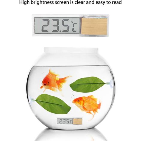 Thermomètre numérique LED pour aquarium, petit format, appareil de mesure de température (1/5)