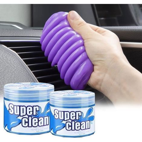 Lot de 2 gels de nettoyage pour intérieur de voiture Voiture Interieur Voiture pour Voiture, Ordinateur, Imprimante, Appareil (1/4)