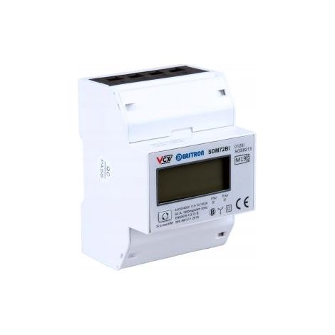 Dreiphasen-Zähler SDM72BI - 100A - MID - bidirektional - für Photovoltaikanlagen - hohe Genauigkeit (1/2)
