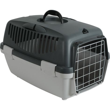cage gulliver 1, porte métal, taille 32 x 48 x 31 cm, transport pour chien max 6 kg - animallparadise