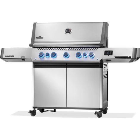 barbecue a gas napoleon "prestige 665 connected" grigio 7 bruciatori