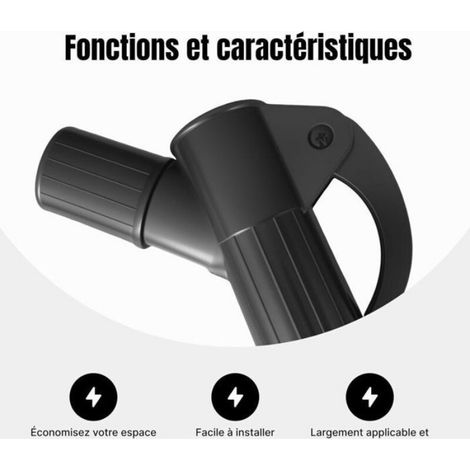 Accessoire de Parasol Déporté Pièces de Rechange pour Manivelle Poignée Parasol Set de Pièces de Support,Poignée Fixe de Levag (1/4)