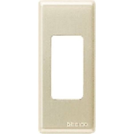 Bticino magic placca 1 posto colore oxidal in alluminio 5367/1x