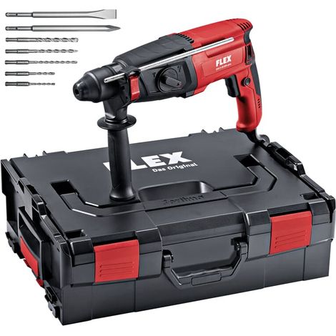 Flex Kombihammer CHE 2-28 SDS-plus SET + Bohr-/ Meißel-Set (452327) (1/5)