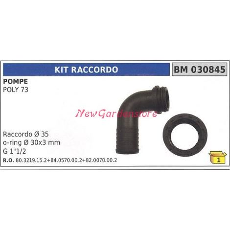 Kit de racores Bomba UNIVERSAL Bertolini POLY 73 030845