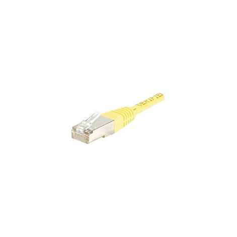 Cordon RJ45 CAT. 5e F/UTP 2m Jaune (1/2)