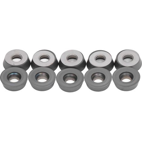 10 Embouts de Fraisage CNC Haute Précision, Lames de Tour Carbure Revêtues, Plaquettes de Tournage Industrielles RDMT1604MOTN