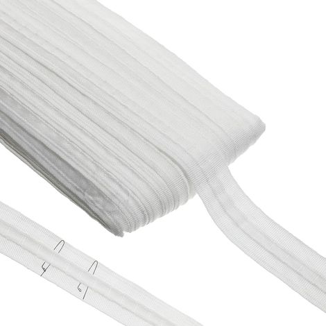 Rolled knitted curtain end tape, curtain end sticker, 30 meters of pleated curtain lining (1/5)
