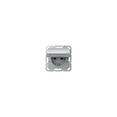 Gira Prise SCHUKO KD + SP System 55 F Alu [441426], 4414 26