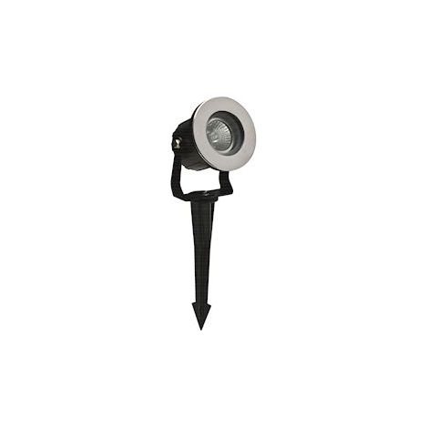 spot - europole yah - culot gu10 - sur piquet - noir - europole 391110