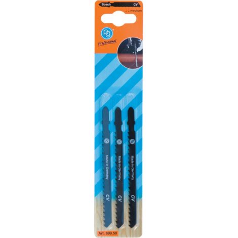Poggi 699.50 3 lame per seghetto alternativo per legno denti medi 100 mm (1/2)