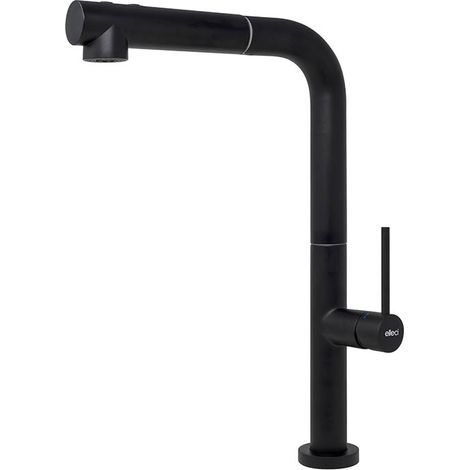Rubinetto Miscelatore Cucina Elleci Flux Keratek Plus Black Matt MOKFLUBK (1/2)