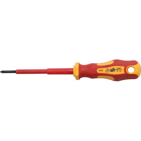 Tournevis spécial VDE cruciforme PH0 longueur de la lame 75 mm (1/2)