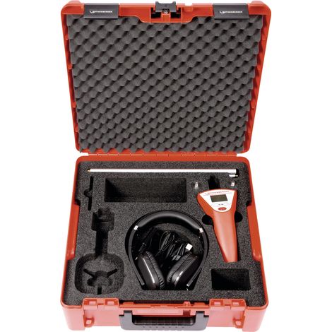 Rothenberger – Détecteur de fuites acoustique sans fil – Localisation précise des fuites – Signal Bluetooth pour écoute directe – 15h d'autonomie