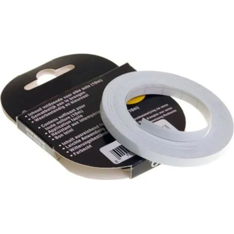 Liseret autocollant 9mm x 10m blanc carénage jante décoration pneu bricolage