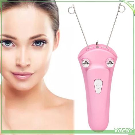 Épilateur électrique pour le visage - FAFEICY - Épilateur à fil de coton - LED intégré - Rechargeable USB 500mAh - Rose (1/5)