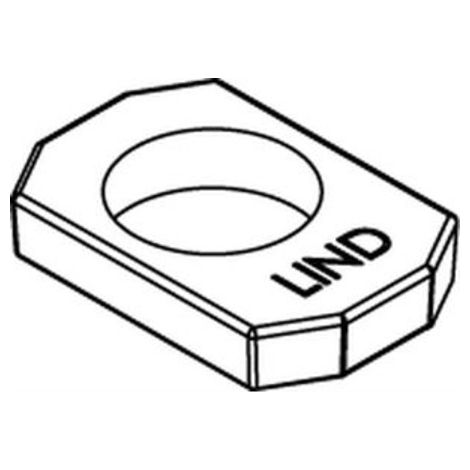 Lindapter AFW M 20 Sphäro-Guß Adapter, tZn S (1/2)