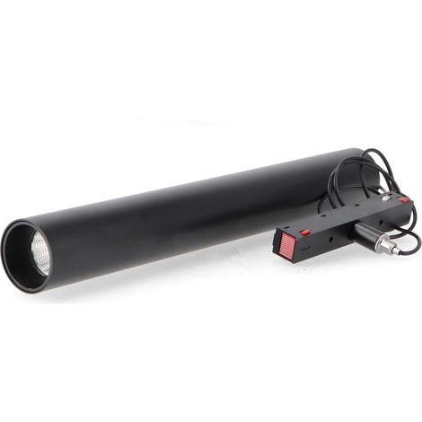 IluminaShop - Lampara Colgante Negra II 10W para Carril Magnetico Detail Chip Osram 48V Monofasico CRI 90 UGR 17 Serie Detail  Blanco Calido 3000K (1/2)