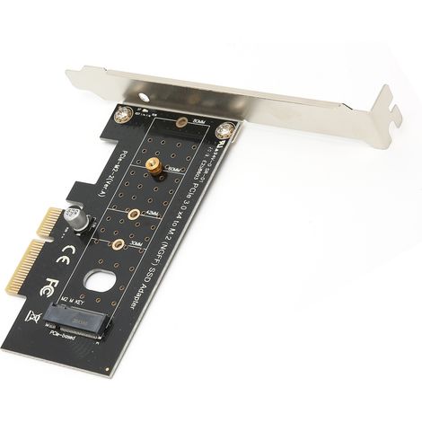 PCIe 3.0 x4 zu M.2 NVMe NGFF SSD Adapterkarte, Pegelwandler für Windows 8/10/Linux-Systeme (1/5)