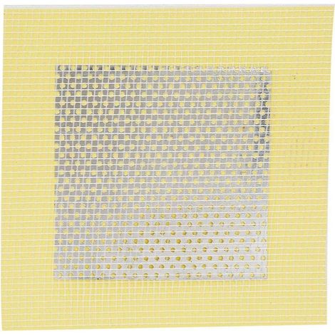 Patch de plafond mural, patch de trou mural avec fibre de verre, patch de réparation murale pour réparer les plafonds endommagés 5 pièces(4 4in.) (1/5)