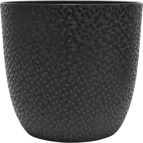 Cache-pot OPALE Ø 29,5 cm - Volume 14,8 L - Nero (1/3)