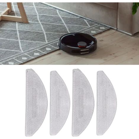Lingettes microfibres lavables 4x pour robot aspirateur-balai I5/J5 - Recharge durable haute absorption (1/5)