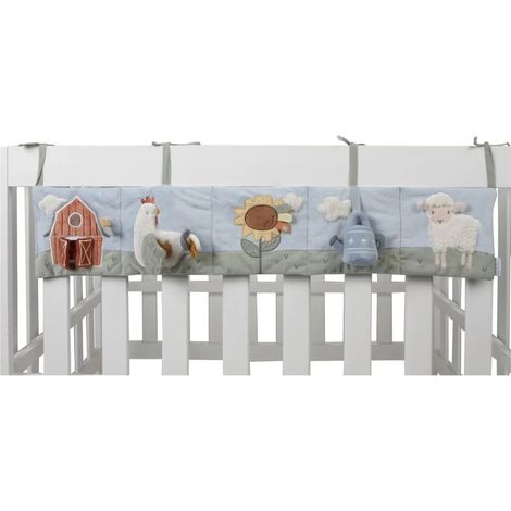Little Dutch Stoffbuch mit Aktivitäten für Laufgitter, Spielzeug zum Aufhängen - Little Farm, mit Rassel, Spiegel & Knister-Effekten (1/3)