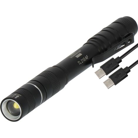 Brennenstuhl TL210 AF LED Taschenlampe mit USB-Schnittstelle akkubetrieben 200 lm 13 h