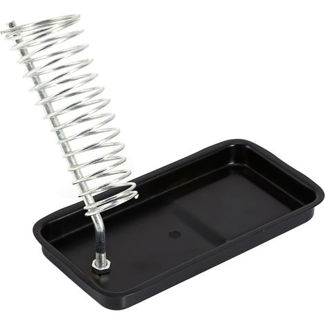 Support pour fer à souder, support en fonte pour fer à souder électrique, 112 mm x 64 mm (1/4)