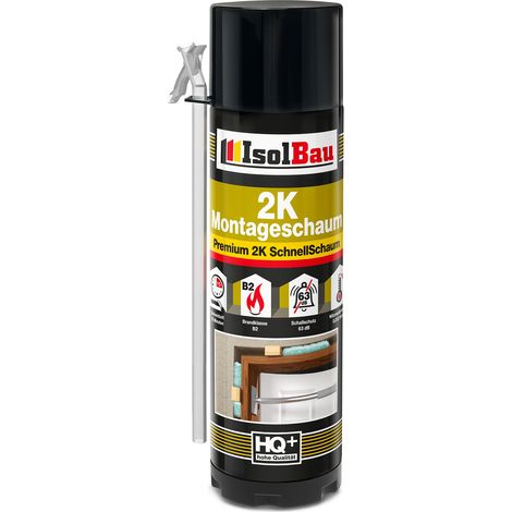 IsolBau Schiuma bicomponente per montaggio Montageschaum 2K 1 x 400 ml (1/5)