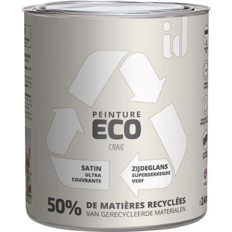 PEINTURE ECO RESPECTUEUSE  SATIN CRAIE 2L - ID Paris (1/2)