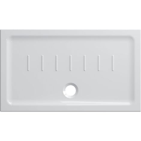 Receveur de douche en céramique 120x70 cm Globo Docciaviva série H4.5 DV4120BI  Blanc - Céramique