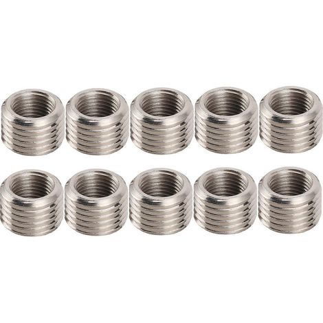 10 Stück Gewindereparaturmutter-Umrüststeckschlüssel aus Edelstahl RC1/8 M14 x 1,5 10 mm