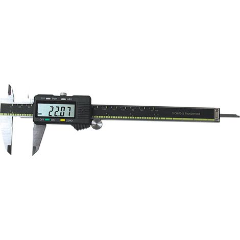 Pied à Coulisse Digital 150 mm à Mesure Absolue – Précision 3/100 – mm/inch – Sortie RS232 Réf. 006010 - WILMART
