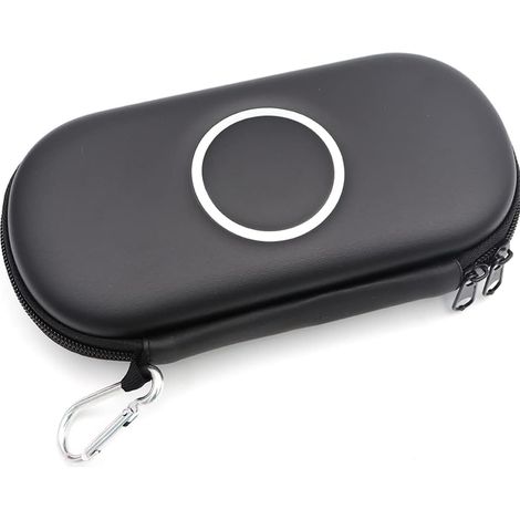 For Sony PSP 1000 2000 3000 EVA Carrying Case Storage Pouch Travel Bag Hard Protective Bag EVA Travel Bag Cover (Black) (1/5)