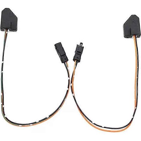 Paire de lampes rouges de surveillance des angles morts pour rétroviseurs latéraux de voiture Toyota Honda BSD BSA BSM - JXLGV (1/4)