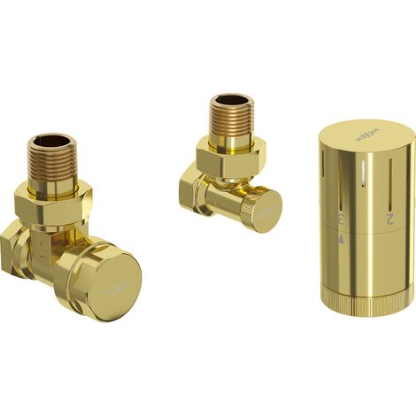 Mexen G05 set termostatico angolare, dorato - W901-958-50 (1/2)