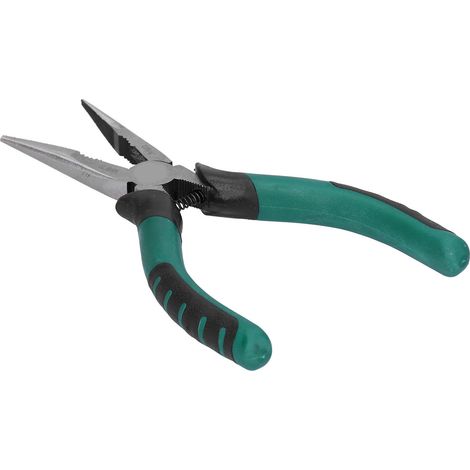 Pince à bec effilé 45 en acier, pince à bec long de 15 cm pour plier le fil d'acier et saisir de petits objets (1/5)