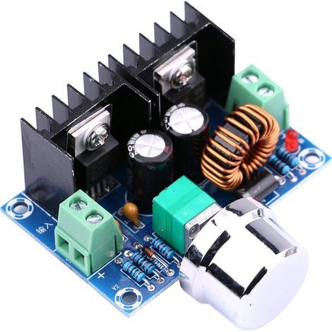 XL4016E1 DC 4-40V to DC 1.25-36V 8A Buck Converter Voltage Regulator 36V 24V 12V to 5V High Power Efficiency Step Down Power Supply (1/4)